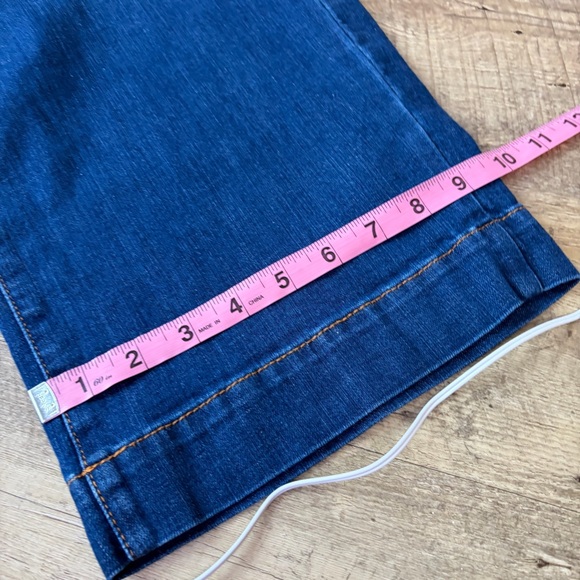 Talbots High-Waist Wide Leg Crop Jeans - Picture 10 of 11